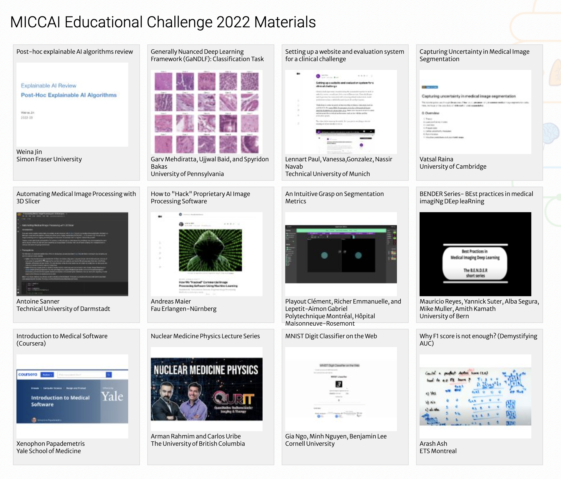 MEC 2020 Submissions